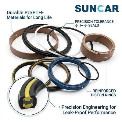 Membeli 8J-8613 8J-8612 Boom Bucket Cylinder Seal Kit for C.A.T E215B E215C pembuatan online