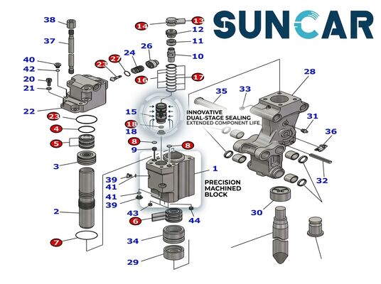Membeli 193-7852KT 276-3879KT Arm Cylinder Seal Kit Untuk CAT E303 pembuatan online