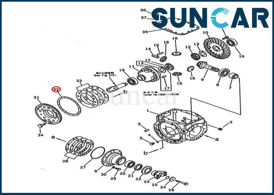 Beli 417-33-11430 Gearbox Repair Seal Ring WA100-1 WA120-3 Loader Segel Pengganti Komatsu online manufacture