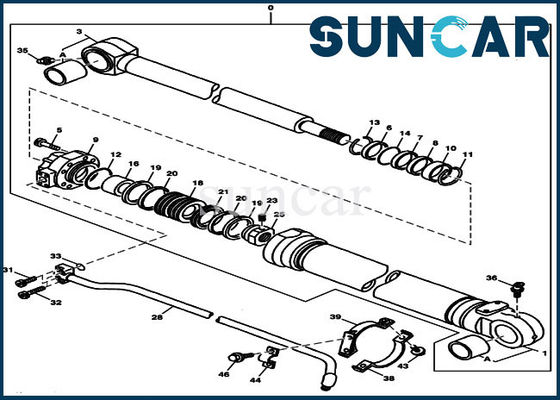 Beli 9178294 Kit Segel Bucket Pengganti Kit Silinder Cocok untuk John Deere 230LCR 790ELC 230LC online manufacture
