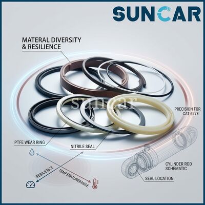 186-4356 243-0381 Cylinder Seal Kit For CAT 627E